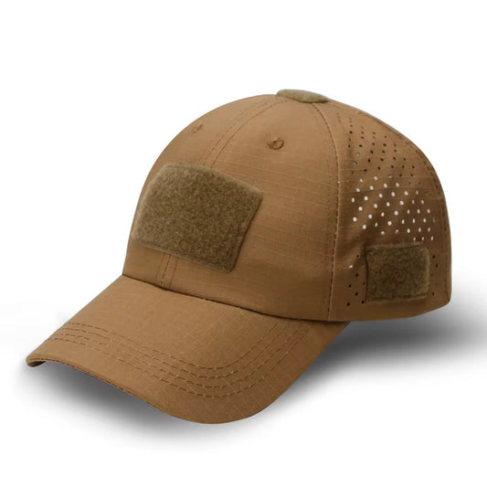 Brown Cap With Sunglasses Holder
