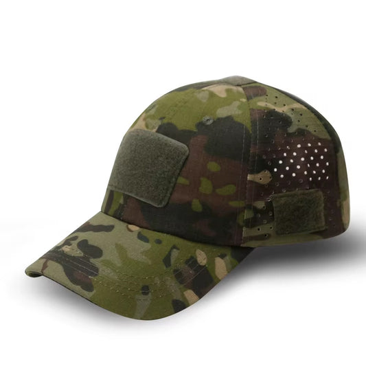 Camoflauge Green Cap With Sunglasses Holder