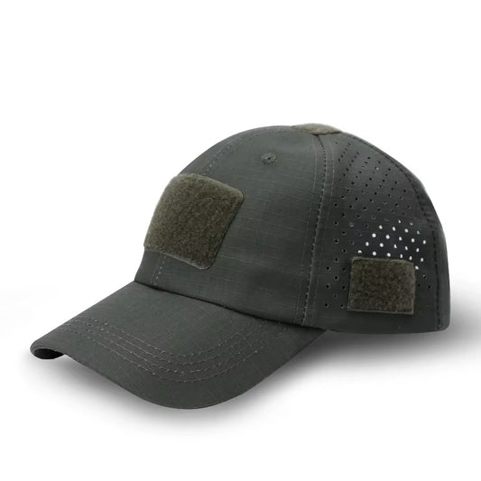 Gray Cap With Sunglasses Holder