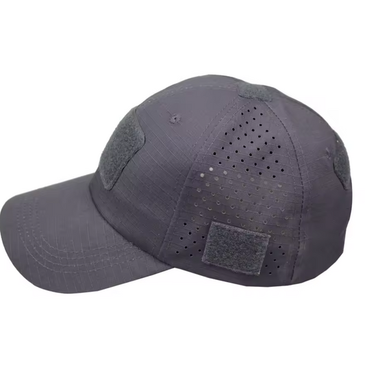 Light Gray Cap With Sunglasses Holder